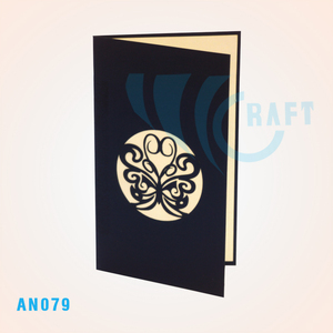 การ์ดรูปผีเสื้อและดอกไม้แบบป๊อปอัพ3D ทำด้วยมืองานฝีมือกระดาษสไตล์อะนิเมะพร้อมลวดลายสัตว์สำหรับอวยพรและของที่ระลึก - Product Image 4