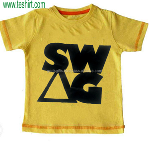 Alibaba compras en línea oem niños moda impresa camiseta barato al por mayor niños oem camiseta - Product Image 3