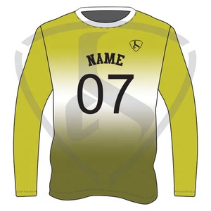 Camiseta de Fútbol Sublimada Personalizada, Manga Larga, Degradado Morado, Absorbe la Humedad, Unisex, Cuello Redondo, Manga Completa - Product Image 6