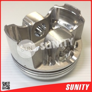 Pièces de moteur de moto personnalisées de haute qualité de Taiwan, moteur à essence tout-terrain, piston forgé argenté anti-usure de 73 mm - Product Image 3