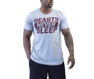 T-shirt de compression pour hommes, vêtements de sport, de musculation - Product Image 3