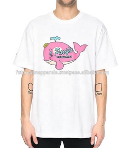 Camiseta de algodón peinado de calidad superior Serigrafía de alta durabilidad Colores personalizados Bio-Washed Manga corta Bajo MOQ Frontal - Product Image 2