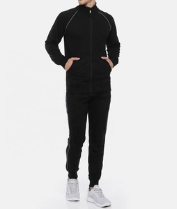 Chaquetas cálidas unisex personalizadas más vendidas, chándal, uniforme de calentamiento, estilo informal, rayas laterales para hombres, logotipo de opción de talla grande - Product Image 4