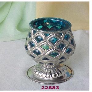 Support votif T-Light dernier et design moderne supports votifs en laiton et verre pour la décoration - Product Image 1