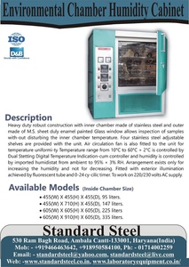 Điện tử lạnh nhẹ độ ẩm thép tủ với IP55 bảo vệ 220V cho phòng thí nghiệm máy thử nghiệm tiêu chuẩn thép thương hiệu - Product Image 3