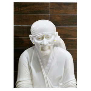 รูปปั้นหินอ่อนขาว Sai Baba - Product Image 1
