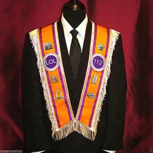 Grand Craft Mark Regalia Sash/Grand Mark Regalia/Royal Ark Mariner Regalia/Royal Ark Chapter Regalia Sash - Product Image 5