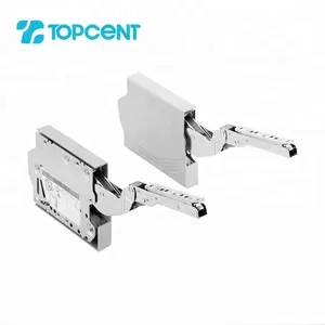 TOPCENT Tutup Hidrolik Tugas Berat, Furnitur Flap Penopang Kabinet Lengan Tetap untuk Dapur