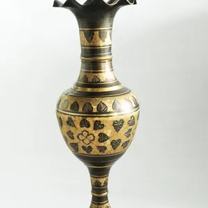 Handcrafted kashmiri brass vase