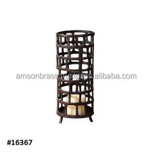 Support votif fait à la main traditionnel plaqué argent bougeoir votif décoration d'éclairage de maison et d'hôtel - Product Image 4