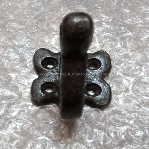 Ganchos Decorativos de Pared para Sombreros y Abrigos, de Hierro Fundido Antiguo con Borde de Cuerda Negra, de Latón Macizo, Venta al por Mayor - Product Image 3