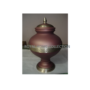 Urna de cremación blanca de diseño moderno, urnas funerarias para interiores, urnas para cenizas humanas superventas de proveedores de Royal Home Collection - Product Image 3