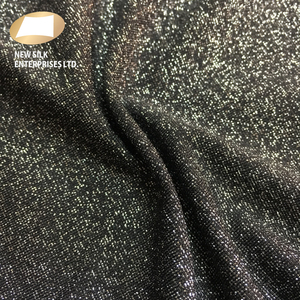 Tela para vestido lurex dorada y plateada, 92% nailon, 8% spandex - Product Image 5