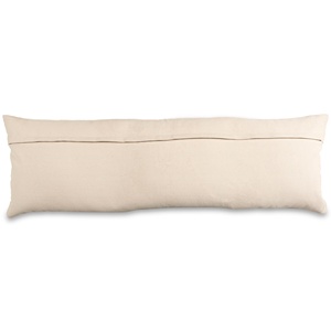 Housse de coussin noire brodée en coton, taie d'oreiller blanche, décorative, moderne, mi-longue, 16X48 pouces, décoration pour la chambre - Product Image 6