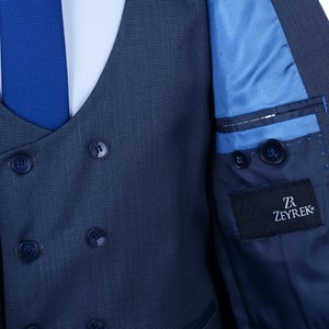 Nouveau design de costume pour homme 3 pièces de luxe de première classe design de costume pour homme vente en gros bon marché Offre Spéciale de meilleure vente - Product Image 3