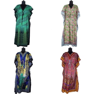New Arrival <b>Kaftan</b> 2025 Printed Silk Long <b>Size</b> Very Popular in Europe Hand Block Printed <b>Kaftan</b> Handmade Indian Caftan <b>Kaftan</b> - Product Image 2