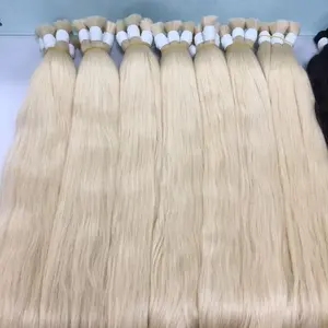 Bulk Vietnamese human hair very thickness and full CUTICLE ALIGNED from BRAZILIAN HUMAN HAIR