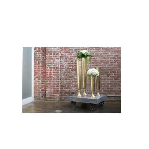 VASE à fleurs en métal, POT de fleurs, nouveau DESIGN, pour mariage, vente en gros, - Product Image 1
