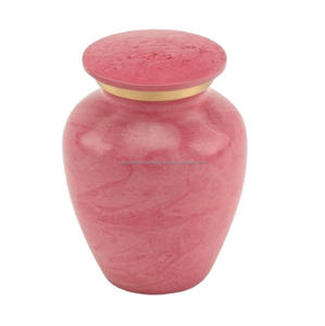 Urnes de crémation classiques pour animaux de compagnie en laiton de qualité supérieure avec empreintes de pattes rondes finies en étain à bas prix - Product Image 3