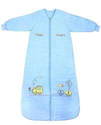 100% laine bio coton bébé sac de couchage mignon Animal motif imprimé fermeture à glissière hiver été nouveau-né Swaddle tout-petits - Product Image 3