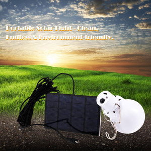 Lámpara de bombilla Led portátil alimentada por energía Solar 12LED bombilla de luz LED Solar, lámpara de energía Solar alimentada por energía Solar portátil linterna - Product Image 4