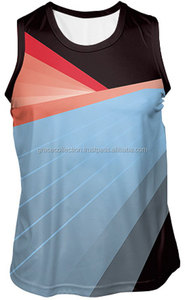 Custom Wholesale Design Sublimated <b>Running</b> <b>Singlet</b> Fast Color <b>Singlet</b> - Product Image 6