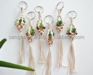 Plantes en macramé, corde de coton suspendue au japon - Product Image 2