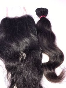 Qualité supérieure d'extension de cheveux humains bouclés naturels de qualité 12A. Tissage de cheveux bruts indiens à cuticules alignées d'Inde - Product Image 3
