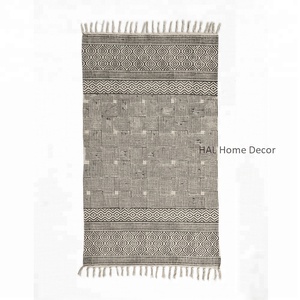 Tapis de chambre à coucher imprimé fait à la main, lavable, tissé à la main, personnalisé, vente en gros - Product Image 1