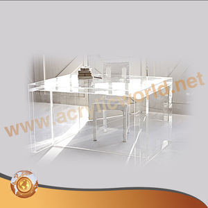 Mesa de centro acrílica transparente, personalizada, moderna - Product Image 3
