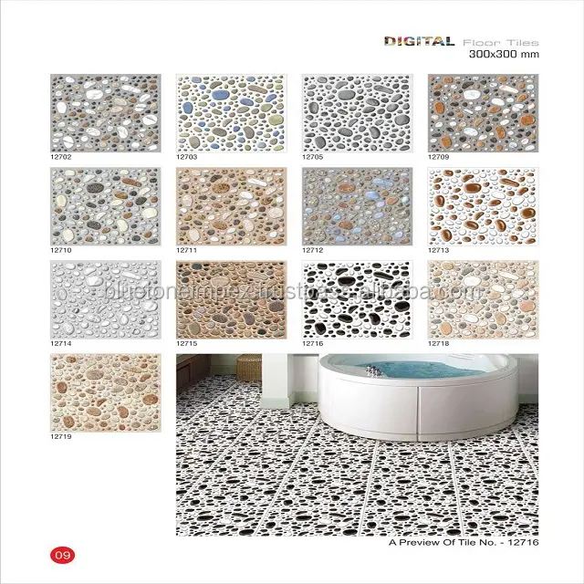 Nice Design Nero Bianco Piastrelle 30x30 centimetri Lucido In Ceramica Pavimento di Piastrelle