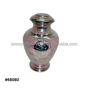 High Quality Metal Brass Cremation Decorative Urns Funeral Cremation Urn Premium Solid Brass Cremation Urn - Product Image 5