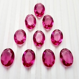 Prêt à acheter des pierres précieuses en vrac de qualité supérieure, tourmaline rose naturelle de 3x4 mm, taille ovale facettée, pierres brutes pour bijoux - Product Image 1