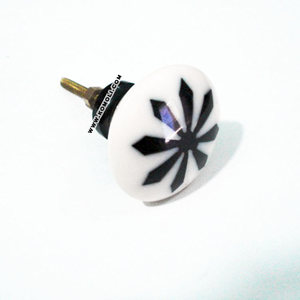 ผีเสื้อพิมพ์อะคริลิเรซิ่นเซรามิกลิ้นชักจับลูกบิด - Product Image 5