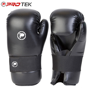 Gants de semi-contact en cuir durables fabriqués au Pakistan pour l'équipement d'arts martiaux de qualité Teck Wondo Judo et Taekwondo - Product Image 1