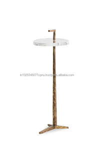 Brass and Acrylic Martini Side Table - Product Image 5
