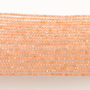 ลูกปัดสำหรับทำเครื่องประดับแวววาวลูกปัดขนาดไมโครแบบกลมเหลี่ยมเพชรพลอย2มม. คุณภาพระดับ AAA 13 "ขายส่งลูกปัดคริสตัล - Product Image 4