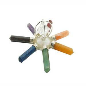 เจ็ดเครื่องกำเนิดพลังงานจักระกับดาว merkaba สำหรับการทำสมาธิและเรกิ - Product Image 1