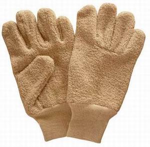 Gant éponge 100% coton avec poignet en tricot et toile Duff - Product Image 1