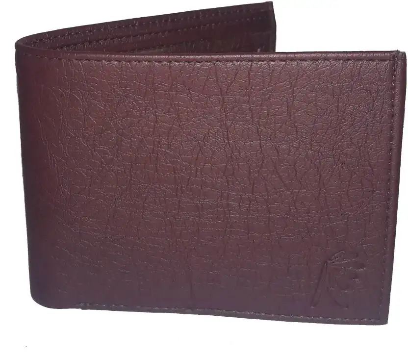 Tiding Brown Genuine Leather Slim Leather Wallet Men Bifold Wallet Pakistan