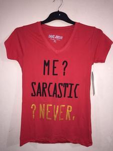 100% Export Quality Branded Label Women's Cotton T-Shirt S-XL Short Sleeve Front Printed Fancy Design for Spring Season - Product Image 3