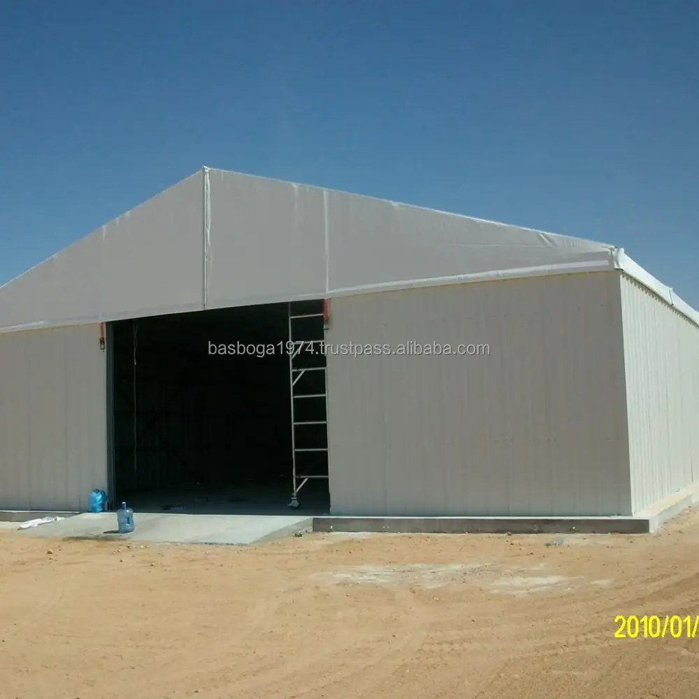 Tente industrielle de haute qualité, Structure en Aluminium, avec murs de panneaux Sandwich