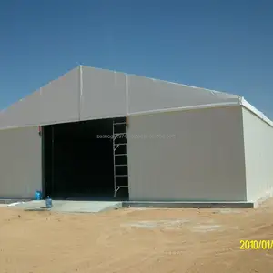 Aluminium Structuur Industriële Tent Met Sandwich Panel Muren