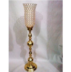 CRYSTAL <b>HURRICANE</b> <b>CANDLE</b> HOLDER CENTER PIECE DECORATION - Product Image 1
