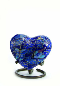 Urne de crémation en forme de cœur pour les cendres, fournitures de funérailles, brasworld inde - Product Image 3