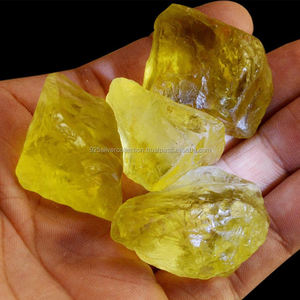 Bracelet en topaze de citron pour femmes, pierre brute, bijoux fait à la main, en pierre précieuse - Product Image 1