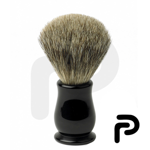 Blaireau de rasage de luxe pour hommes blaireau à manche noir OEM Kit de barbier personnel - Product Image 6