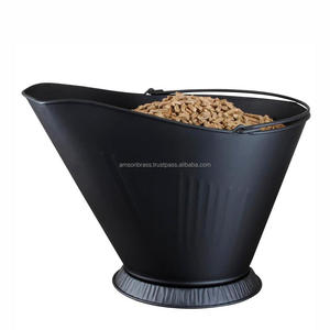 Seau à charbon en laiton et cuivre pour le nettoyage des ménages Seau à charbon traditionnel bon marché Seau à charbon durable - Product Image 3