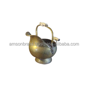 Metal Coal Bucket Premium Quality <b>Decorative</b> Contemporary Coal Bucket Hod Wood Bucket Antique Rusted <b>Log</b> Holder - Product Image 4