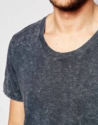 Venta al por mayor de camisetas ecológicas lavadas con ácido personalizadas de cuello redondo de manga corta Jersey de talla grande frente liso pedidos de baja cantidad - Product Image 5